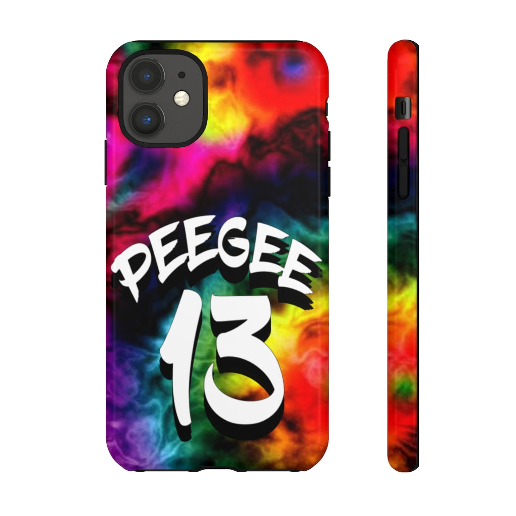 PeeGee13 Tie-Dye Glow Phone Case