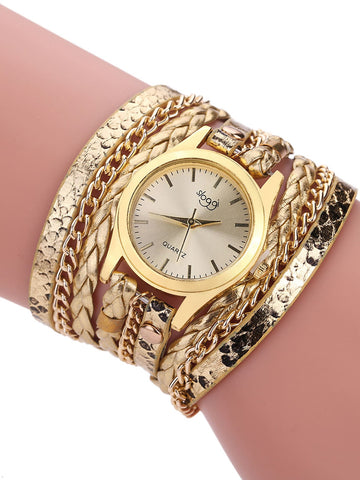 Gold Wrap Watch