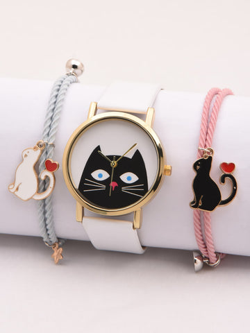 Cat Watch Bracelet
