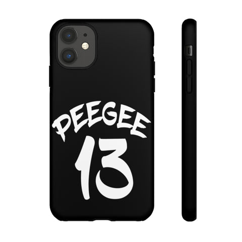 PeeGee13 Black & White Tough Phone Cases