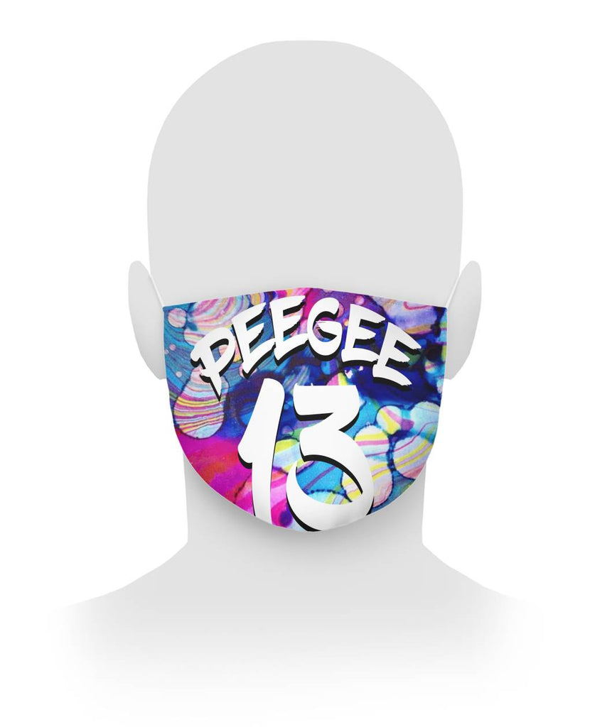 PeeGee13 Space Seashells Face Mask Cloth Face Mask
