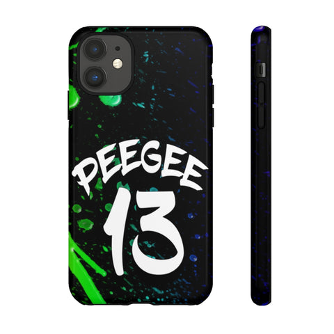 PeeGee13 Neon Space Drip Phone Case