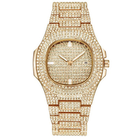 Iced Out Quartz Watches