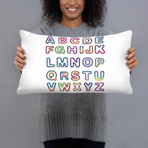 PeeGee13 Colorful Abc Pillow