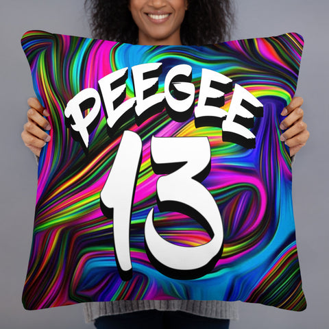 PeeGee13 Swirl Pillow